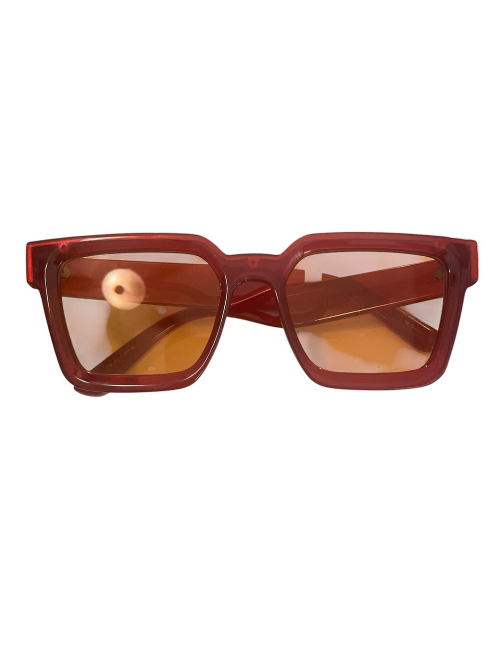 Urban Outfitters Red Square Frame Sunglasses